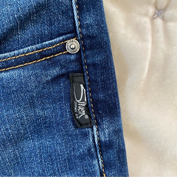 Silver Jeans Avery Straight jean dark wash no distressing 27 waist - Picture 6 of 15